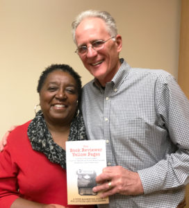 Image of Flora Morris Brown and David Woghan at Publishers and Writers of Orange County meeting